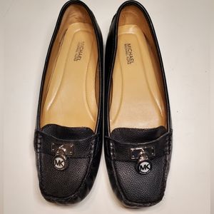 Michael Kors Black Leather Driving Shoes